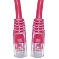 Cable Wholesale CableWholesale 10X8-07105 Cat6 Red Ethernet Patch Cable; Snagless Molded Boot; 5 foot 10X8-07105